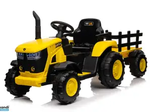 Tractor eléctrico infantil Controlado con pedal eléctrico y mando a distancia 2.4G