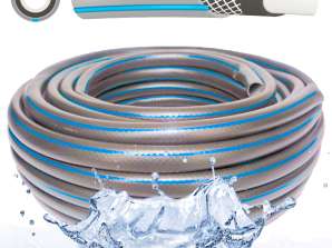 GARDEN HOSE 50M 3/4'' ROLLED, 4-LAYER, REINFORCED, FLEXIBLE, STRONG