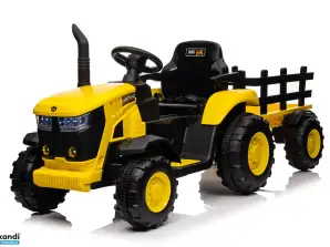Elektrisk traktor til børn Styret med elektrisk pedal og fjernstyret 2.4G