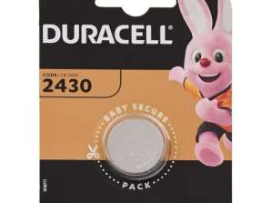 Батарея Duracell CR2430 Кнопка Літієва 1 батарея / блістер 3 В