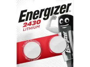 Батарея Energizer CR2430 Кнопка Літієві 2 батареї / блістер 3В