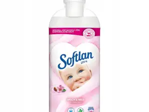 Softlan Ultra омекотител за тъкани Soft & Mild 1L - 45WL