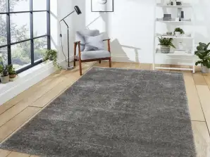 Hoogpolige tapijten 100% polyester zacht garen met hoge dichtheid en dikte monochroom