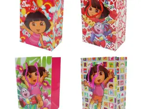 Gift bag Dora 18 cm 4 assorted