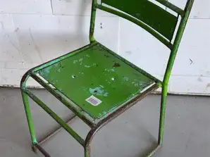 Industriële stoel 80 cm 4 assorti