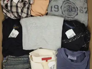 Ropa de segunda mano de calidad Cream mix para hombres, mix para mujeres, sudaderas, camisetas, chaquetas - paquetes