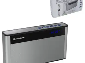 Kannettava Roadstar-FM-radio bluetoothilla ladattava 23 cm