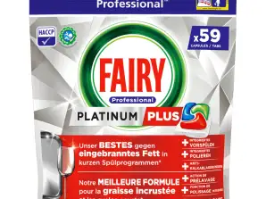 Fairy Professional Platinum Plus Pastillas para lavavajillas 59 piezas