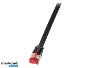 LogiLink тънък пач кабел 2m черен CF2053S