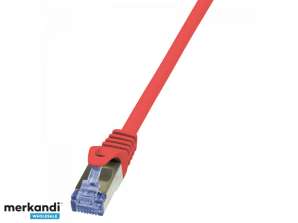 LogiLink PrimeLine propojovací kabel 0,25m červený CQ3014S