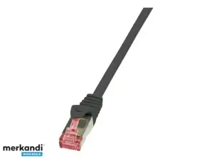 LogiLink PrimeLine Patch kabel 0,5m černý CQ2023S