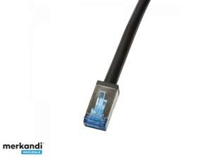 LogiLink Patch kabel utendørs Cat.6A S / FTP svart 40m CQ7133S
