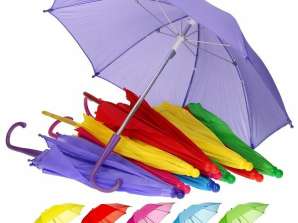 Dětský deštník 50 cm 6 různé barvy: žlutá/zelená/modrá/červená/lila