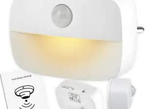 LED-nattlampa för kontakt med skymningsrörelsesensoruttag 3 lägen ZN07