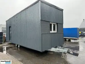 Auction: Tiny House (trailer by Vlemmix) - (External dimensions: approx. 8.50 m + approx. 1.35 m drawbar)