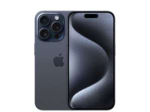 Apple iPhone 15 Pro 128 GB zils Titāns ES MTV03