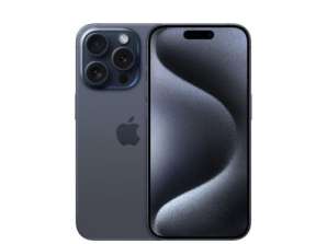 Apple iPhone 15 Pro 128 ГБ Синий Титан EU MTV03 ТОЛЬКО ПОВРЕЖДЕНИЕ КОРОБКИ