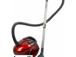 Vacuum cleaner with bag 850 W Chrome, telescopic metal tube (440-700mm).