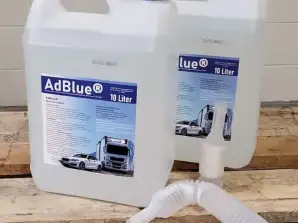 Veiling: Partij AdBlue (20 jerrycans van elk 10 liter) - Ureumoplossing Additief Diesel met uitloop DIN / ISO