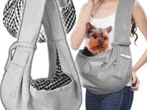 Sac de transport pour petit chien chat lapin sac à bandoulière voyage réversible DOG-T