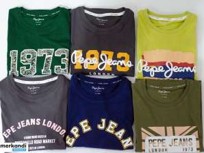 Stock de camisetas de hombre de Pepe Jeans Mix de estampados y colores.