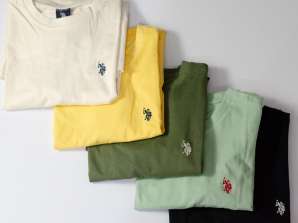 JAV polo assn vyriškų marškinėlių atsargos. Spalvų derinys Modelių derinys