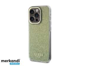 Guess iPhone 15 Pro Back cover IML FACETED MIRROR DISCO case - Gold