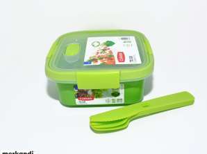 Curver Smart To Go lunchboxen met deksel en bestek 0,9 Liter