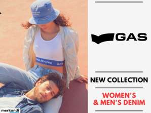 GAS COLLECTION DENIM FEMME & HOMME - 13 EUR / PC- GRADE A-