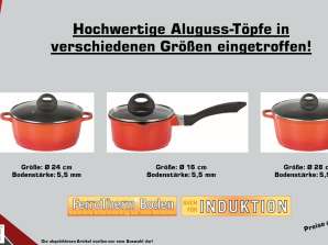 Aluguss Topf mit Deckel 24 cm