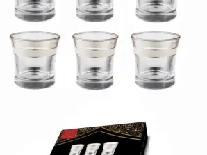Комплект чаши за вода 250ml 6 броя чаши за пиене на чаши за сок