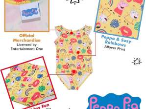 Bundle of wholesale swimsuits for girls by Pepa Pig | Children's clothing