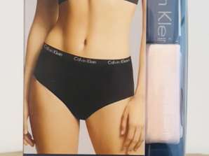 Set of 3 Calvin Klein panties in nylon-polyester-elastane blend, comfortable and stretchy