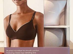 2-pack Calvin Klein brushed microfiber wireless bras for optimal comfort