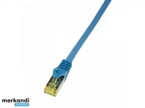 LogiLink propojovací kabel Cat.6A 500MHz S/FTP modrý 10m GHMT certifikovaný CQ5096S
