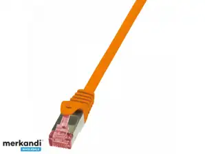 Патч-кабель LogiLink Cat.6 S/FTP PIMF PrimeLine помаранчевий 3м CQ2068S