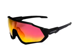 100 UV-beskyttede sportssolbriller RideX med Premium emballage