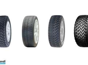 Sada 181 kusů nových letních pneumatik v originálním balení