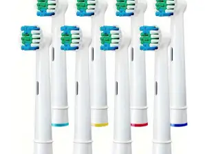 Packs de 8 cabezales de cepillos de dientes para cepillos de dientes eléctricos compatibles con Oral-B