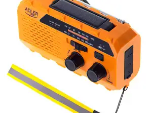 ADLER CRANK POWERED RADIO SKU: AD 1197 (Stock in Poland)