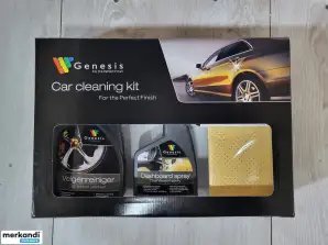 Ensemble d’accessoires d’entretien automobile | Kit de nettoyage de voiture | 3 pièces | Crosse A