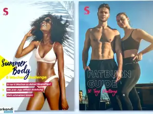 Fitnessbücher Fatburn Guide: 30 Tage Challenge, Summer Body: 6 Wochen Challenge, Sportbücher, Verlag Strongrr, für Wiederverkäufer, A-Ware