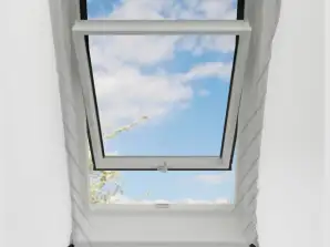 Bruynzeel hvite insektnettskjermer for takvinduer 120x140 cm