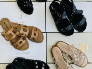 Moteriški batai Eva, Quazi - Šlepetės, sandalai - Odiniai batai