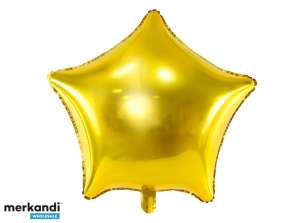 Foliový balónek Hvězda zlatý 48cm