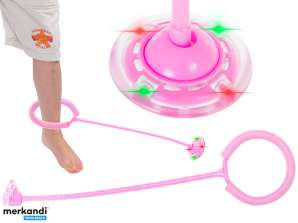 Hula Hoop, Springseil, rosa LED-Leuchtball