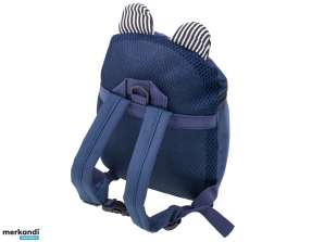 Mochila para niños en edad preescolar osito de peluche azul marino