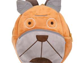Рюкзак для дошкольника для детского сада плюшевая собака 24см