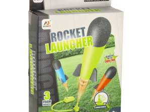 Foam Rocket Launcher Power launcher rocket x3