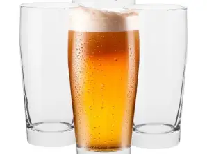 Verre à boisson ou à bière en verre T de 250 ml